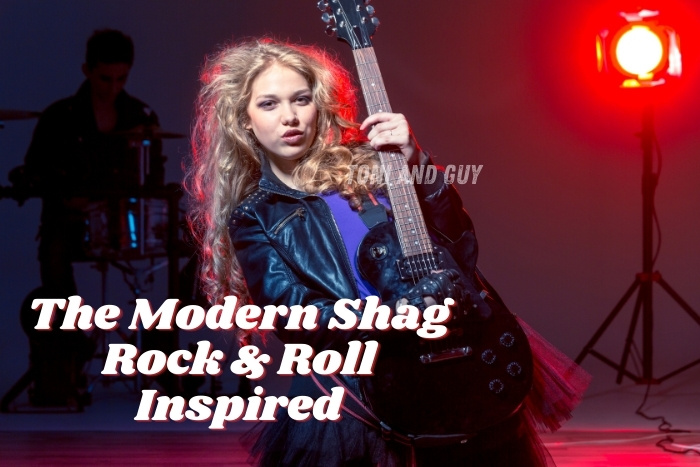 A rock & roll-inspired style with effortless texture and volume, rendy Modern Shag haircut at Toni & Guy, Coimbatore