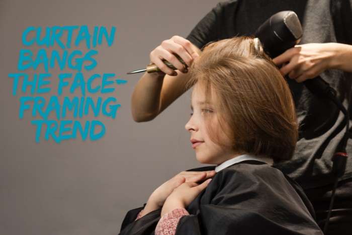 Our expert stylists create flattering haircuts tailored to your style and stylish Curtain Bangs at TONI & GUY, Coimbatore
