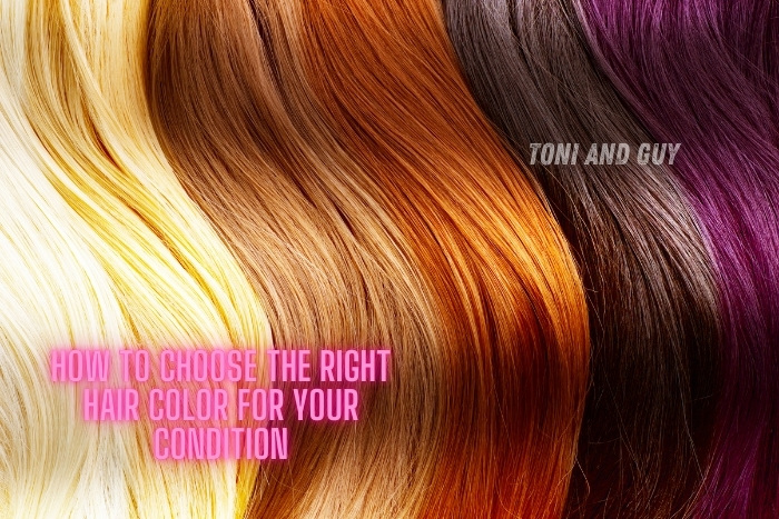 Stylists help you choose the right hair colour based on your hair type and skin tone wide range of hair colour options at TONI & GUY, Coimbatore