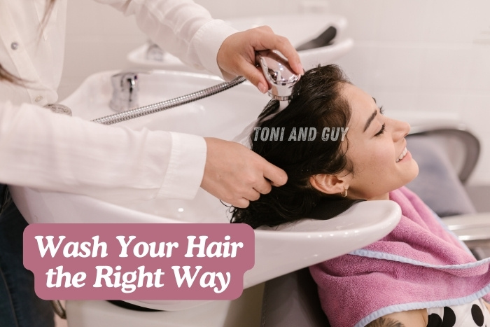 TONI & GUY in Coimbatore for personalised hair care and treatments, professionals guide you on perfect cleansing techniques