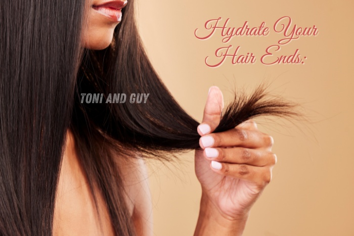 Prevent split ends and maintain smooth, healthy strands and Hydrate dry hair ends with professional care at TONI & GUY, Coimbatore