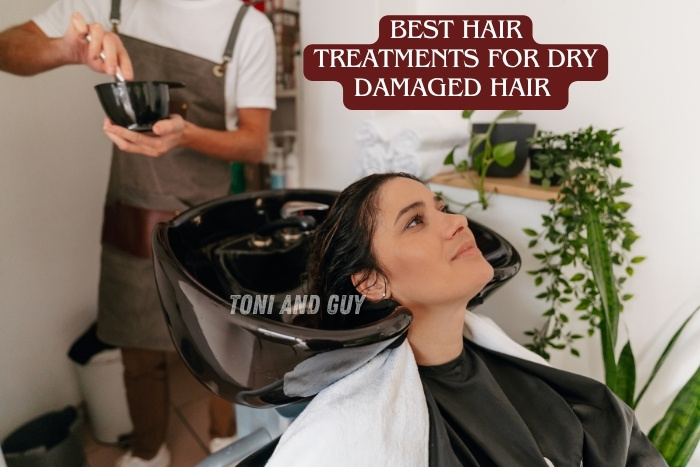 Professional hair spa treatment for dry and damaged hair at TONI & GUY salon in Coimbatore