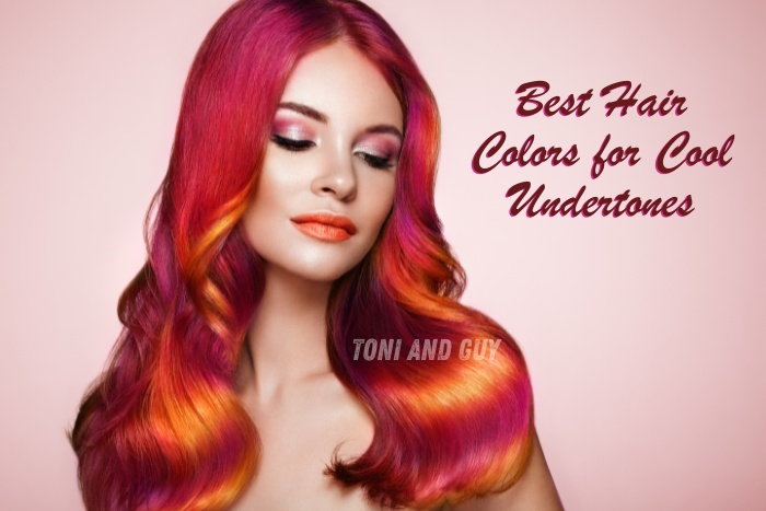 Stylish blend of pink, orange, and purple shades by TONI & GUY in Coimbatore