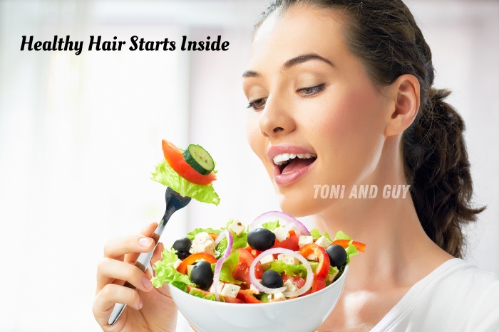 Healthy hair care tips from TONI & GUY Coimbatore – good nutrition and balanced diet for shiny hair
