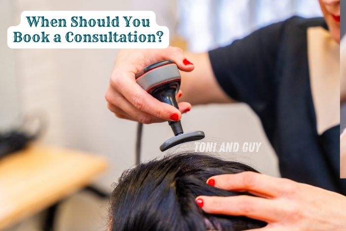 TONI & GUY Provides Professional hair and scalp consultations in Coimbatore for personalized care and styling 