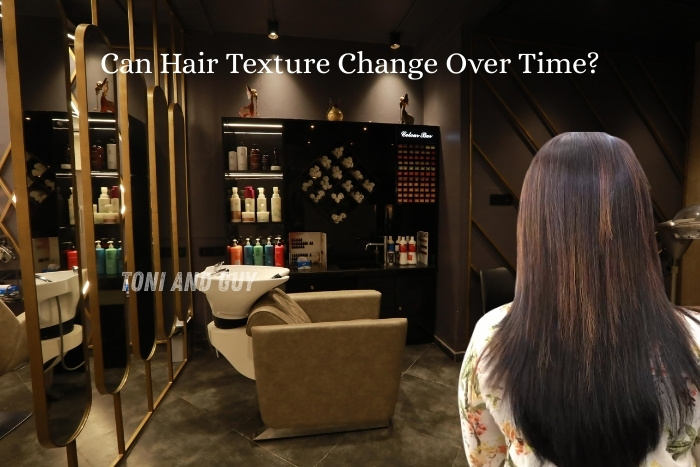 Smooth, straight hair at Essensuals by Toni & Guy Coimbatore, exploring how hair texture can change over time